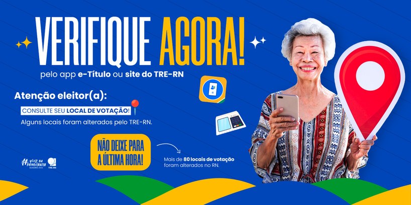 TRE-RN alerta aos eleitores sobre as mudanças no local de votação de alguns municípios